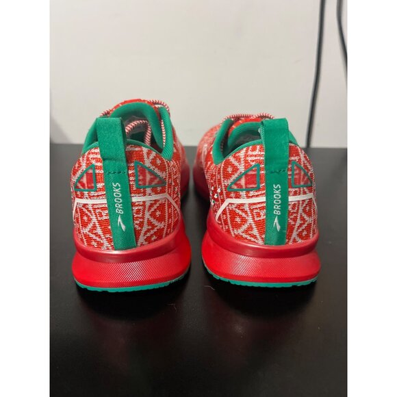 Brooks Levitate 5 “Merry Christmas” Neutral Running Shoes Red Women’s 7 - Picture 5 of 12